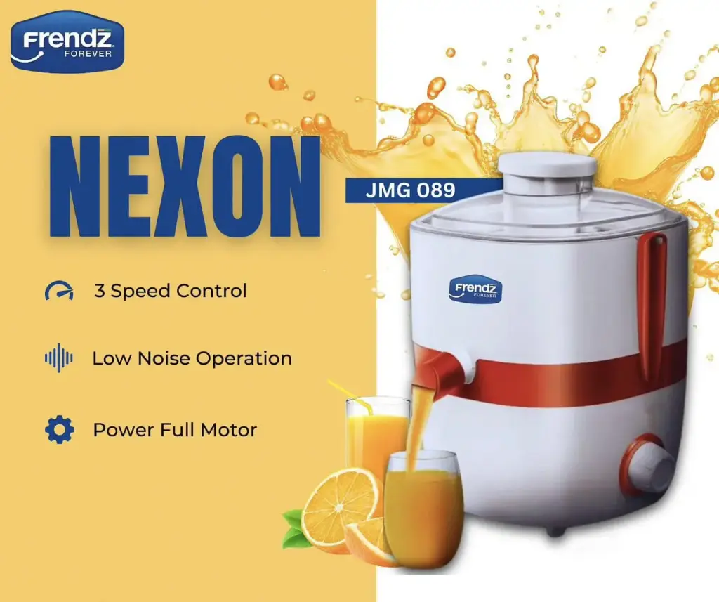 Frendz Forever Juicer Mixer Grinder (NEXON, JMG-089, 550W)