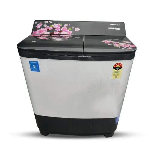 Voltas Beko 8 kg Semi Automatic Washing Machine (Gray)(WTT80DGRG/FLRS5)